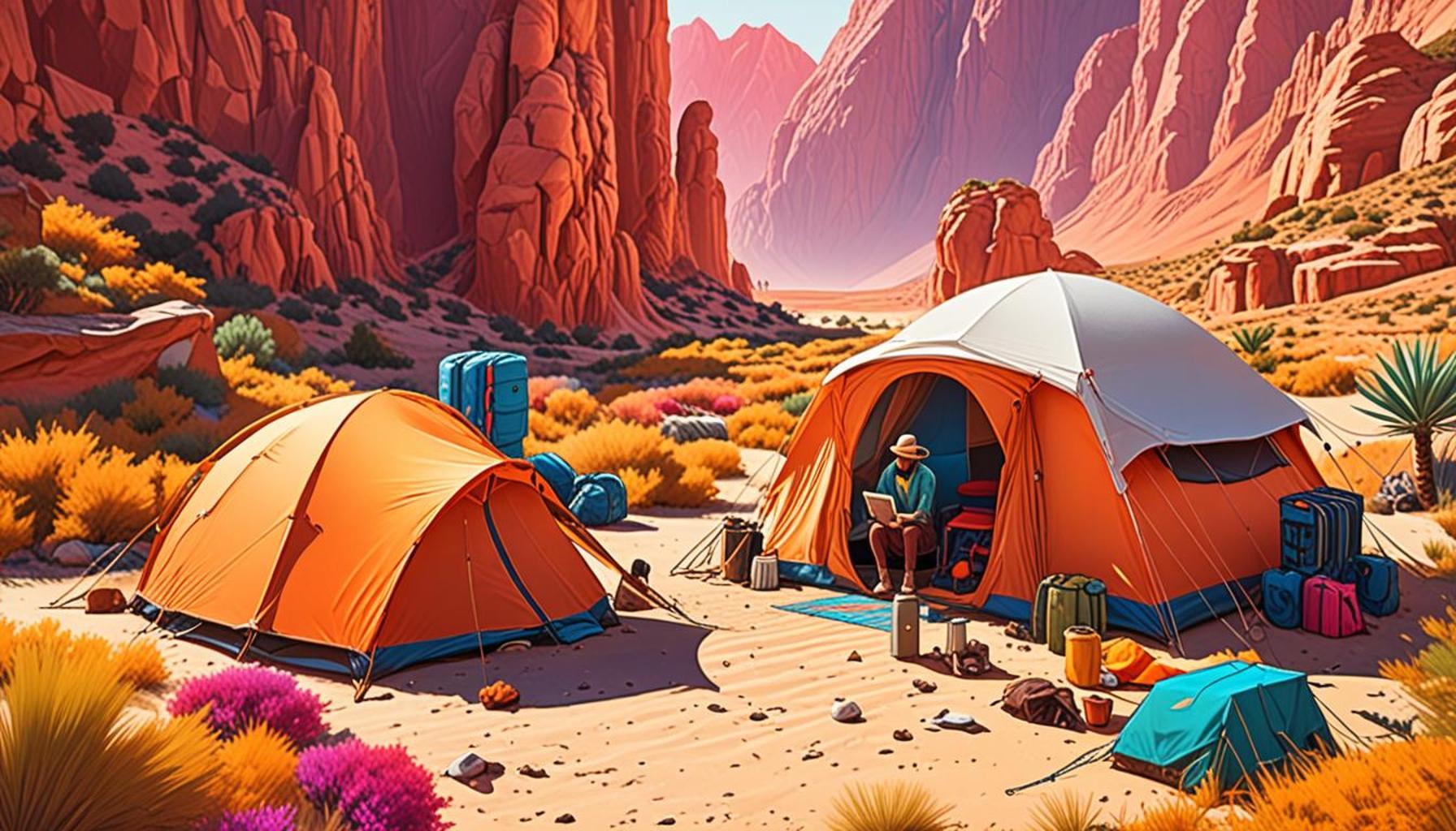 Nomadic Lifestyles: Adaptation and Spatial Efficiency in Temporary Environments